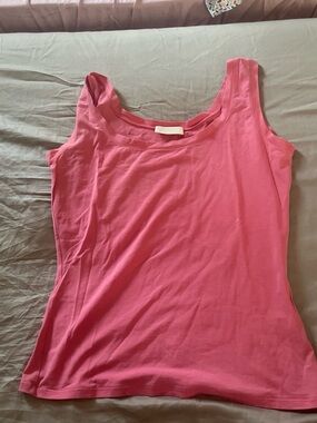 Cruciani Pink Scoop Neck Tank Top